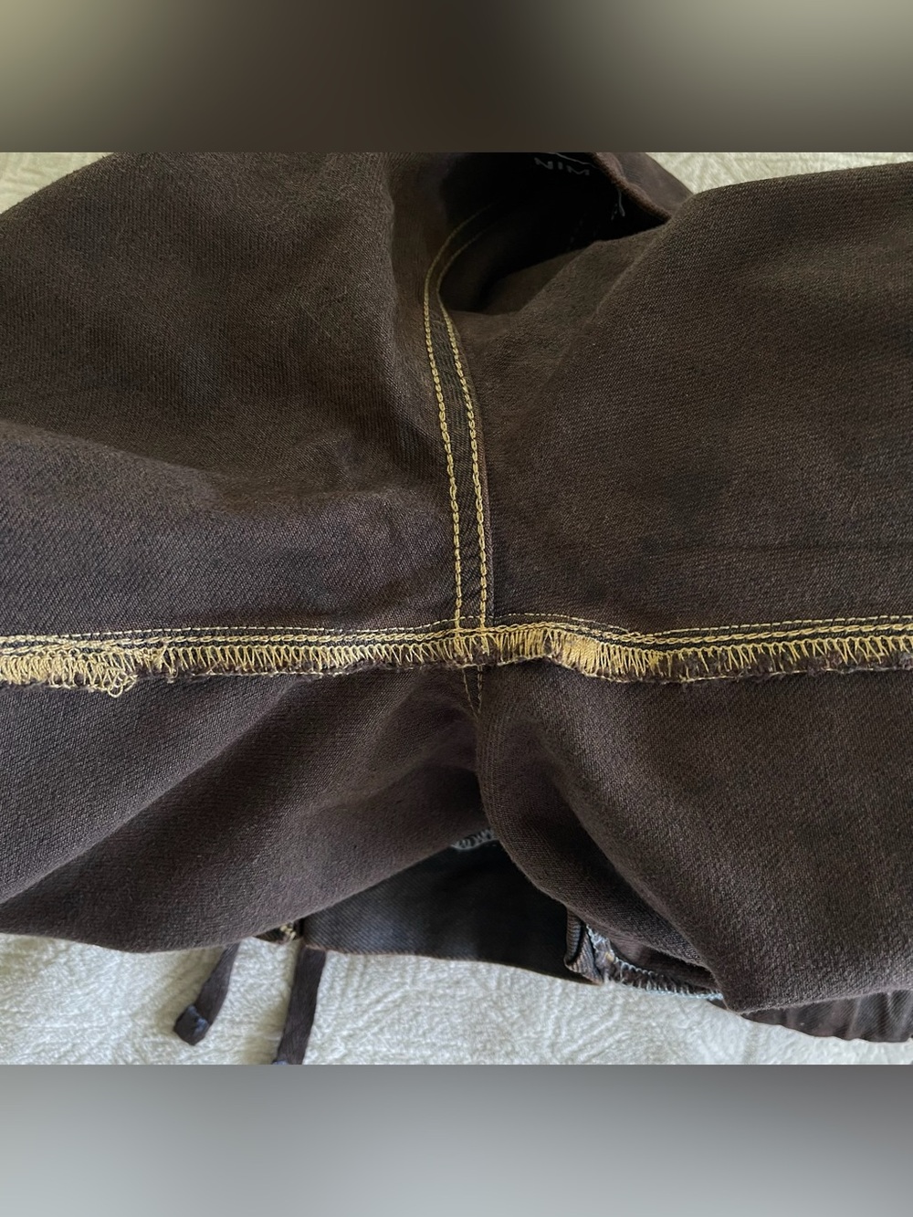 EB Denim Frederic Barrel Jeans High Rise Brown 25 EUC - Picture 8 of 11